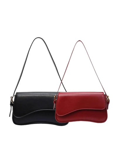 26 Spring/Summer Women'S Saddle Bag, Daily Shoulder Bag and Crossbody Bag, Classic Shoulder Bag, Elegant Magnetic Sealed Saddle Bag, Suitable for Daily Use, Party Attendance