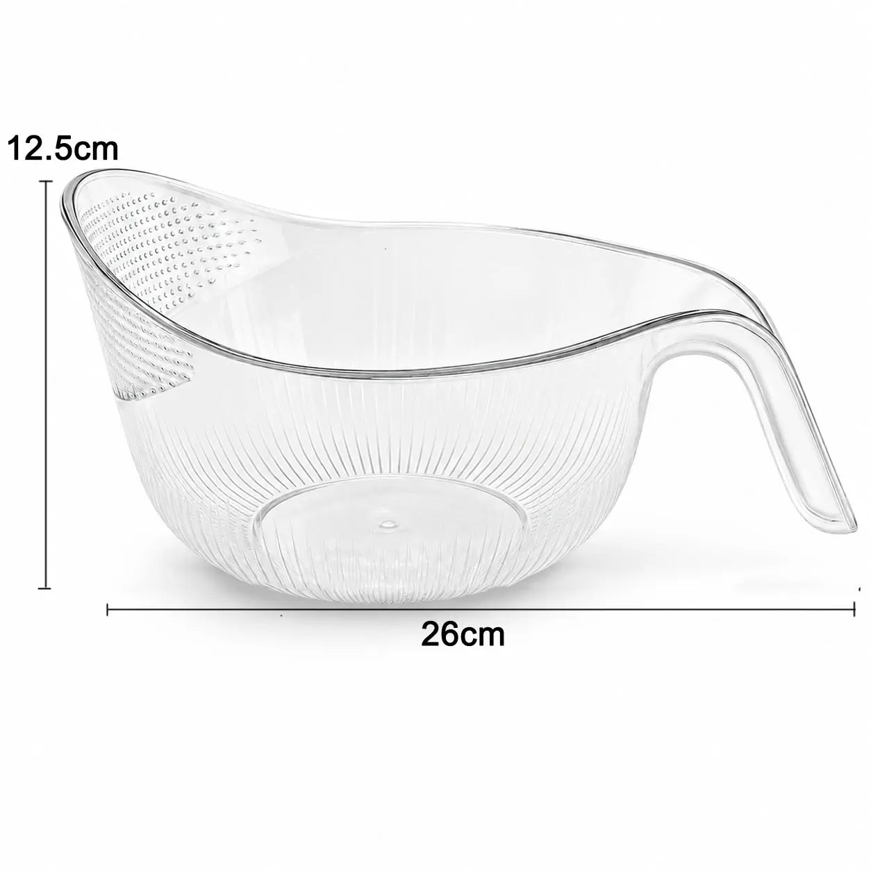 Elevate Your Kitchen with the Aesthetic Multifunctional Rice Strainer – Sturdy, BPA-Free Colander for Effortless Draining of Rice, Vegetables, and More!