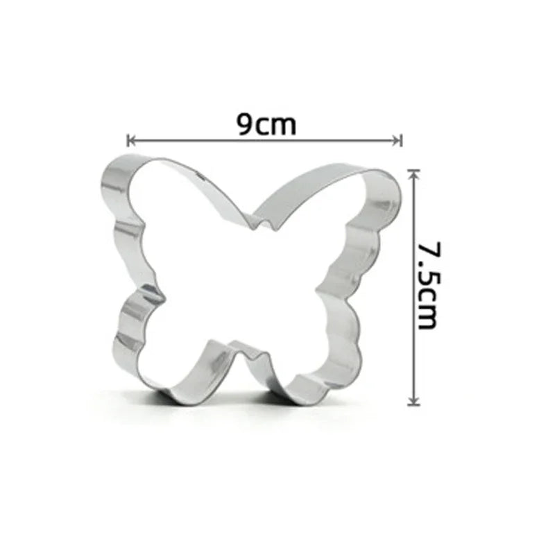 Variety Styles Stainless Steel Easter Biscuit Cutter Easter Rabbit Eggs Carrot Cookie Mold Kitchenware Cookie Cutter Baking Tool