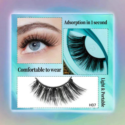 Magnetic False Eyelashes Reusable Natural Look