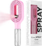 Hairbrush Mister - Hair Mist Sprayer Brush, 2 in 1 Portable Hair Brush with Water Spray for Detangling and Styling