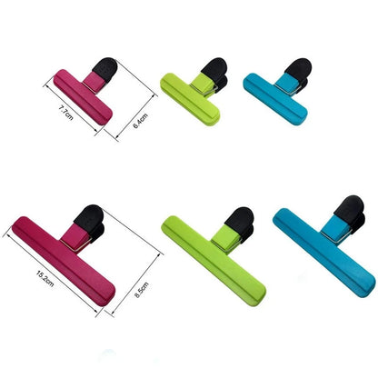 Plastic Food Sealing Bag Clip Fresh Moisture-Proof Snack Potato Chips Postcard Sealing Clip Household Kitchen Gadgets Items