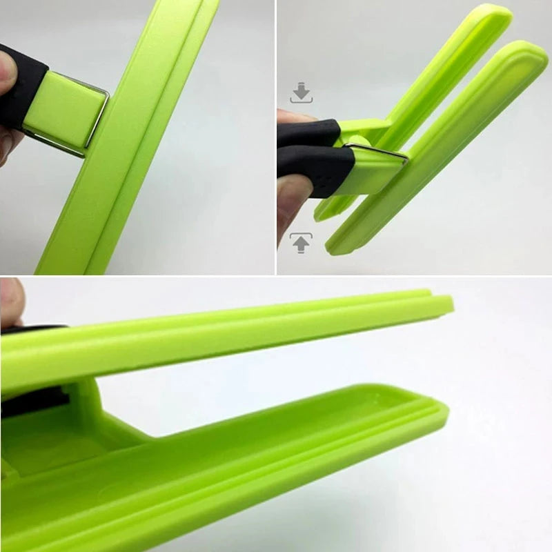 Plastic Food Sealing Bag Clip Fresh Moisture-Proof Snack Potato Chips Postcard Sealing Clip Household Kitchen Gadgets Items