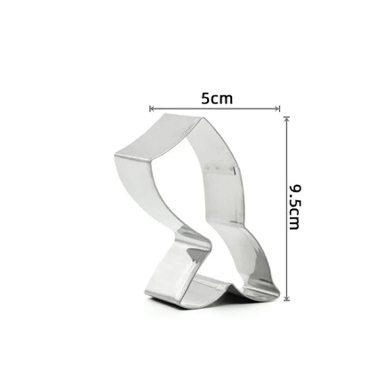 Variety Styles Stainless Steel Easter Biscuit Cutter Easter Rabbit Eggs Carrot Cookie Mold Kitchenware Cookie Cutter Baking Tool