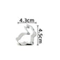 Variety Styles Stainless Steel Easter Biscuit Cutter Easter Rabbit Eggs Carrot Cookie Mold Kitchenware Cookie Cutter Baking Tool