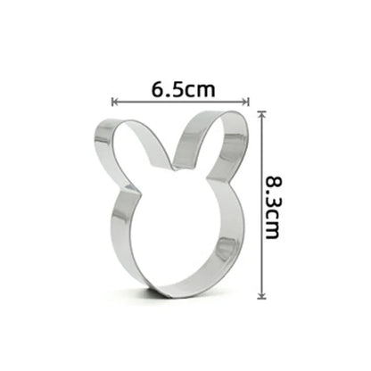 Variety Styles Stainless Steel Easter Biscuit Cutter Easter Rabbit Eggs Carrot Cookie Mold Kitchenware Cookie Cutter Baking Tool