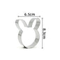 Variety Styles Stainless Steel Easter Biscuit Cutter Easter Rabbit Eggs Carrot Cookie Mold Kitchenware Cookie Cutter Baking Tool