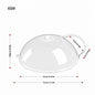 【Summer Sale Deals】Transparent Microwave Splatter Cover with Steam Vent & Handle, 31Cm Dustproof Clear Food Plate Cover for Kitchen Heating
