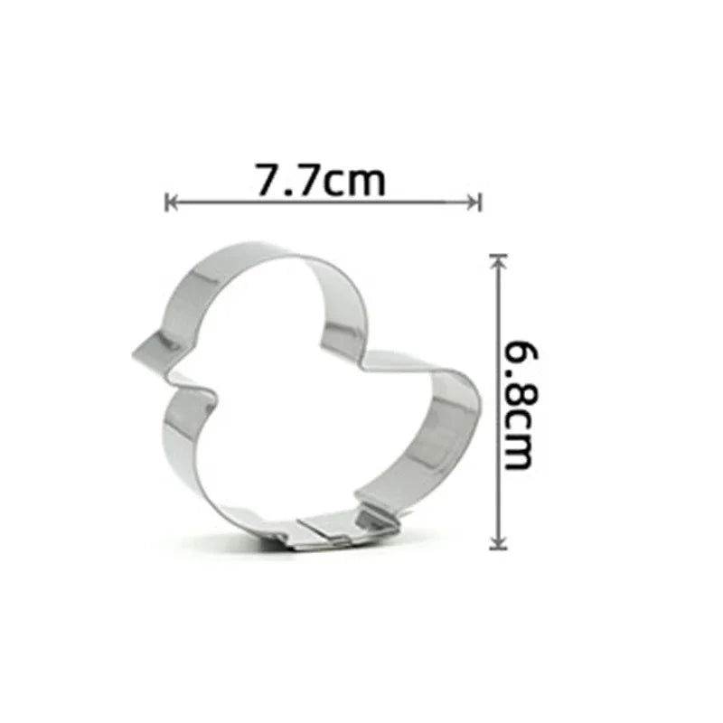Variety Styles Stainless Steel Easter Biscuit Cutter Easter Rabbit Eggs Carrot Cookie Mold Kitchenware Cookie Cutter Baking Tool