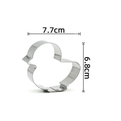 Variety Styles Stainless Steel Easter Biscuit Cutter Easter Rabbit Eggs Carrot Cookie Mold Kitchenware Cookie Cutter Baking Tool