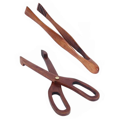 Thailand Teak Natural Wood Tableware Spoon Ladle Turner Long Rice Colander Soup Skimmer Cooking Spoons Scoop Kitchen Tool Set
